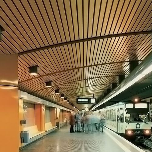 Forro em alumínio - Luxalon® 70U - Hunter Douglas Architectural - em aço / em painéis / para ambiente interno