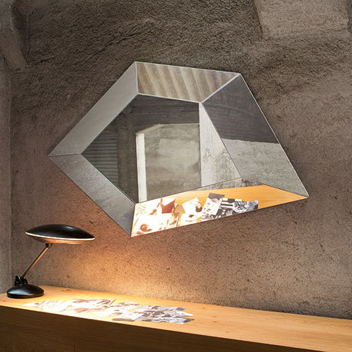 Espelho de parede - CITY LIFE - Riflessi - contemporâneo / horizontal