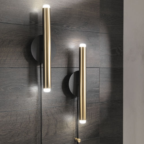 Arandela contemporânea - STILO A  - Riflessi - para ambiente interno / em metal pintado / cilíndrica