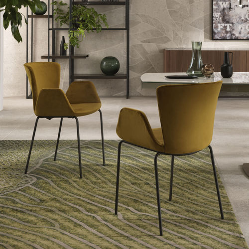 Cadeira contemporânea - GIADA  - Riflessi - para ambiente interno / em tecido / em poliuretano