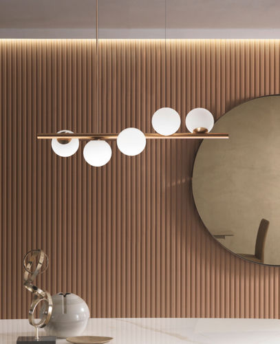 Pendente - TWIST S5 - Riflessi - em metal pintado / em vidro / contemporânea
