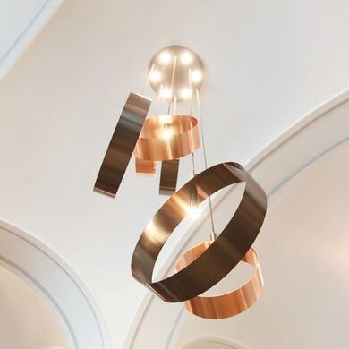 Luminária de LED - LED LOOP S6 - Riflessi - pendente / em metal pintado / contemporânea