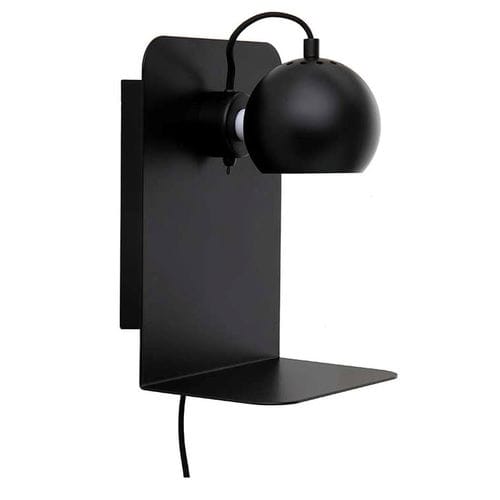 Arandela contemporânea - BALL WITH BUILT-IN USB - Frandsen Lighting - para ambiente interno / metálica / redonda