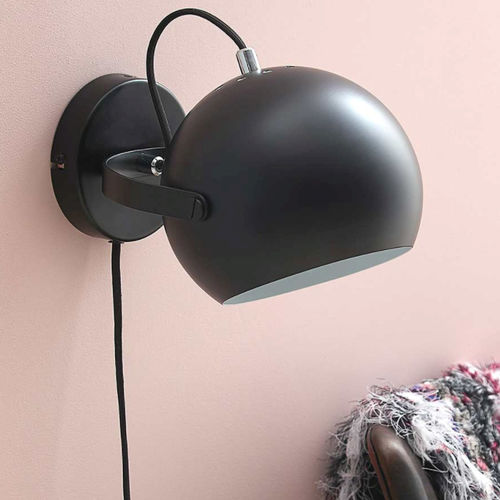Arandela contemporânea - BALL WITH HANDLE - Frandsen Lighting - para ambiente interno / em cobre / redonda