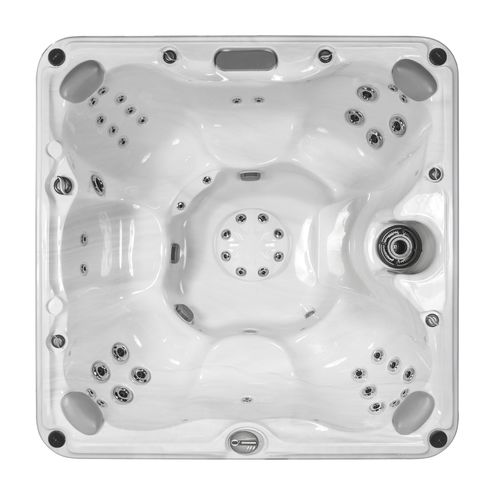 Spa de embutir - McKINLEY  - SUNDANCE SPAS FRANCE - acima do piso / quadrado / de 6 lugares