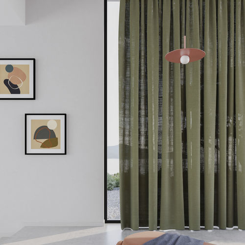 Tecido para estofados - LYKKE - NYA NORDISKA - para cortinas / de cor lisa / em poliéster