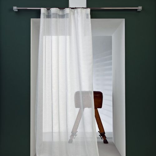 Cortina de voile listrada - BATOU CS - NYA NORDISKA - Trevira CS® / ignífuga / da linha residencial