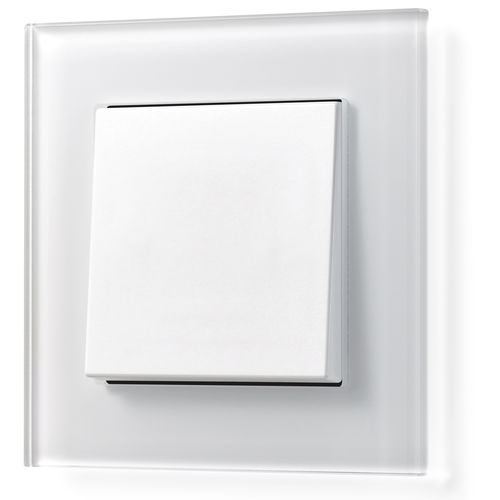 Interruptor gangorra - LS PLUS in Glass - ALBRECHT JUNG GMBH & CO. KG - de sobrepor / em termoplástico / em alumínio