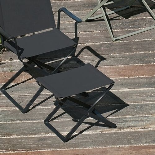 Repousa-pés contemporâneo - Ciak - EMU - em tecido / em alumínio / de jardim