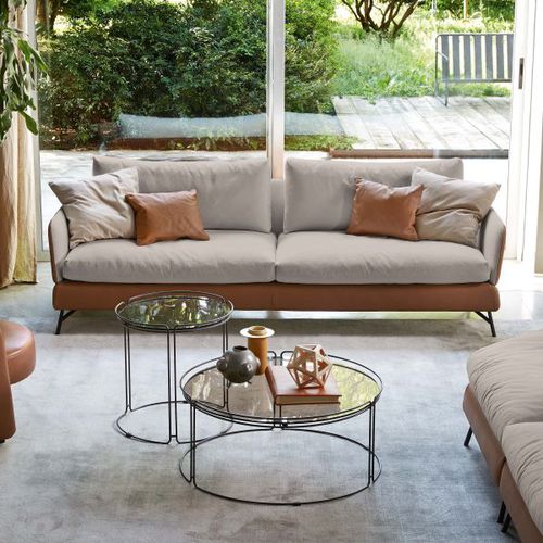 Sofá modular - JASPER - Ditre Italia - contemporâneo / em tecido / em couro