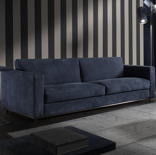 Sofá modular - DOLCEVITA SMALL/B/D - cierre - contemporâneo / em couro / de 2 lugares