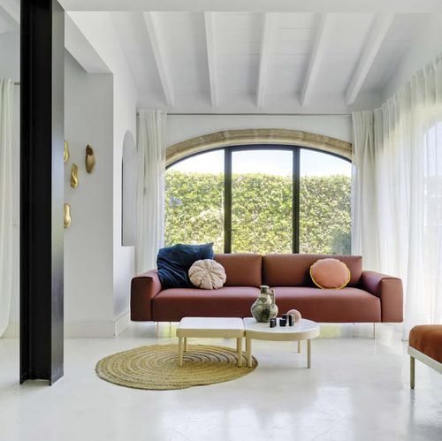 Sofá modular - TIPTOE - SANCAL - contemporâneo / em tecido / em couro