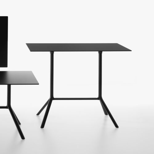 Mesa contemporânea - MIURA - PLANK - em MDF / metálica / em HPL
