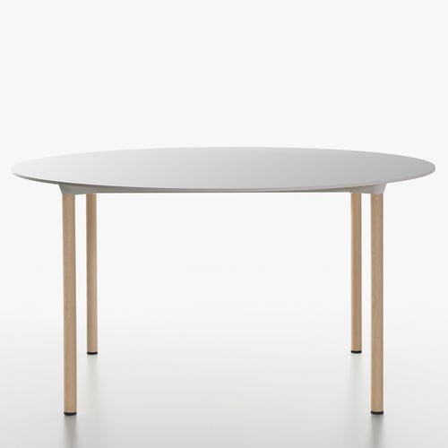 Mesa contemporânea - MONZA - PLANK - em madeira de freixo / em laminado / em HPL