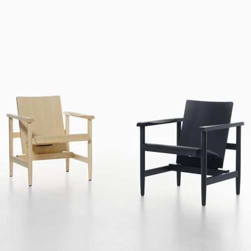 Poltrona contemporânea - SOL - PLANK - em compensado moldado / em compensado / em madeira de freixo