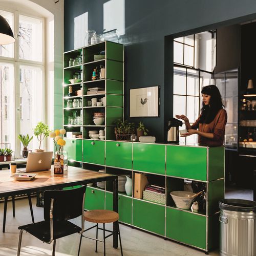 Estante modular - USM Haller - USM Modular Furniture - baixa / alta / contemporânea