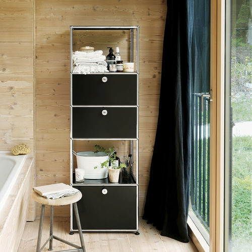 Móvel de banheiro contemporâneo - USM Haller - USM Modular Furniture - da linha residencial / metálico / modular