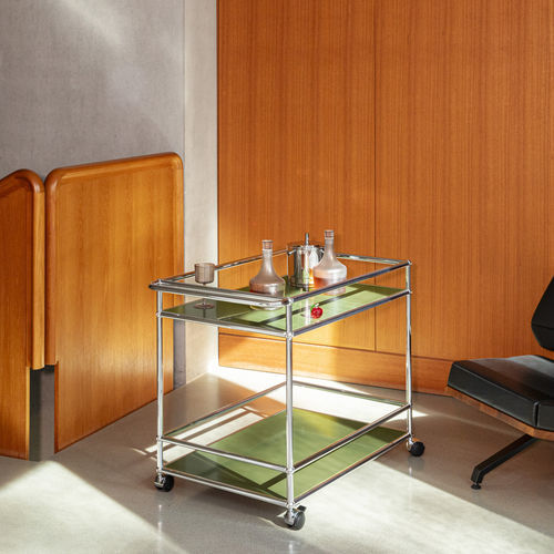 Carrinho de serviço - USM Haller  - USM Modular Furniture - da linha comercial / metálico