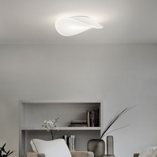 Plafon de design original - BALANCE - Vistosi - em vidro / de LED / de Pio & Tito Toso