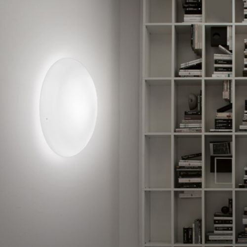 Arandela contemporânea - MIA - Vistosi - para ambiente interno / em vidro / redonda