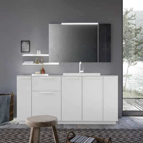Móvel de banheiro contemporâneo - ESSENZE 22 - ARCHEDA - da linha residencial / em madeira / laqueado