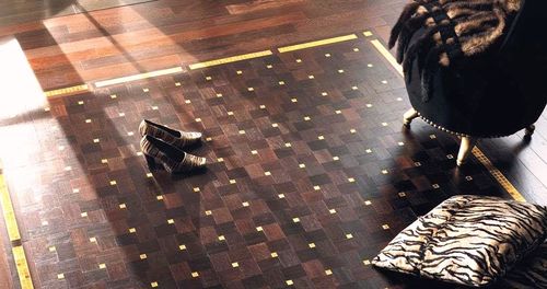 Piso maciço - STARDUST - PARQUET IN - pintado / colado