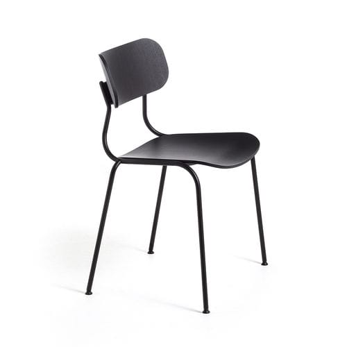 Cadeira de restaurante contemporânea - Kiyumi - arrmet - para ambiente interno / em compensado / em madeira de freixo