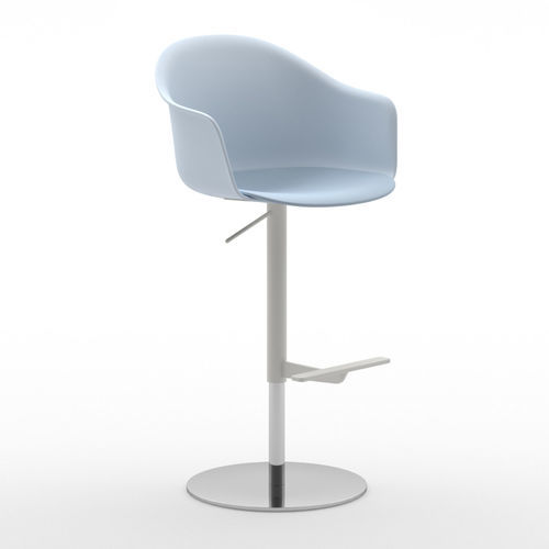Cadeira alta contemporânea - Máni Armshell ST-ADJ - arrmet - para ambiente interno / em polipropileno / com base metálica