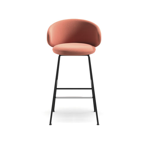 Cadeira alta contemporânea - Belle ST-4L - arrmet - para ambiente interno / em tecido / em couro