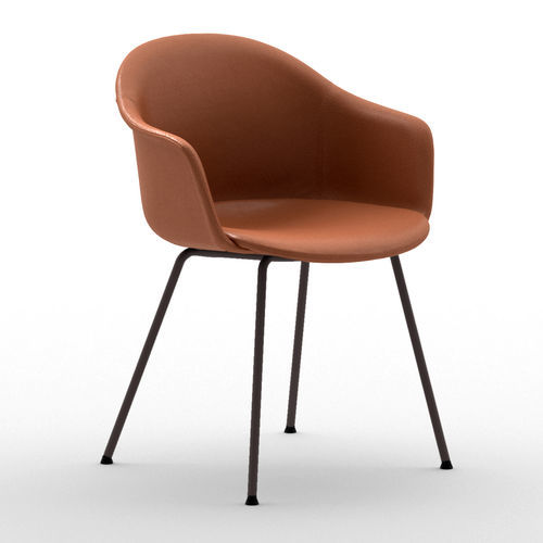 Cadeira contemporânea - Máni Armshell 4L - arrmet - para ambiente interno / em tecido / em couro