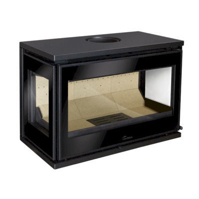Salamandra a lenha - PARIS 700 CLID - Lacunza - 5 kW–10 kW / 10 kW–20 kW / de parede