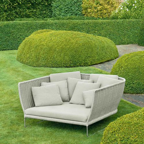 Sofá contemporâneo - AMI - PAOLA LENTI - de jardim / em tecido / em corda