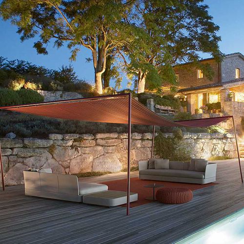 Sofá modular - COVE - PAOLA LENTI - de canto / contemporâneo / de jardim