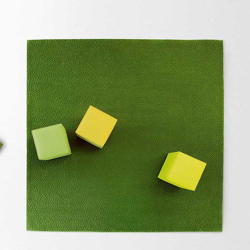 Tapete contemporâneo - SHORE - PAOLA LENTI - de cor lisa / de lã / redondo