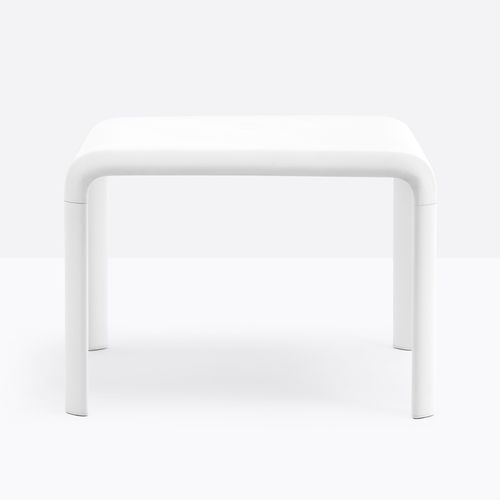 Mesa contemporânea - SNOW 301_jr - PEDRALI - em polipropileno / com base em alumínio fundido / quadrada