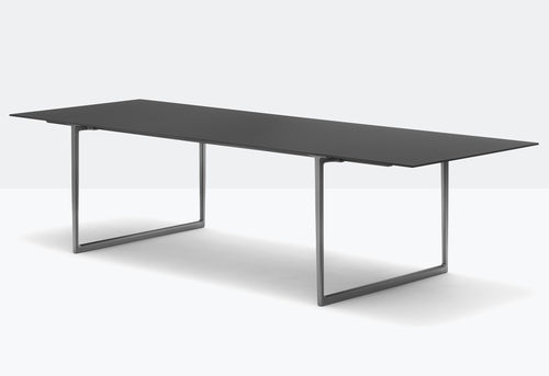Mesa contemporânea - toa table - PEDRALI - em madeira / com base em alumínio fundido / retangular