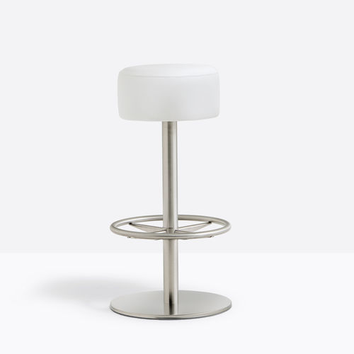 Banqueta alta contemporânea - LOTUS 4415-F - PEDRALI - em couro / em couro sintético / em tecido