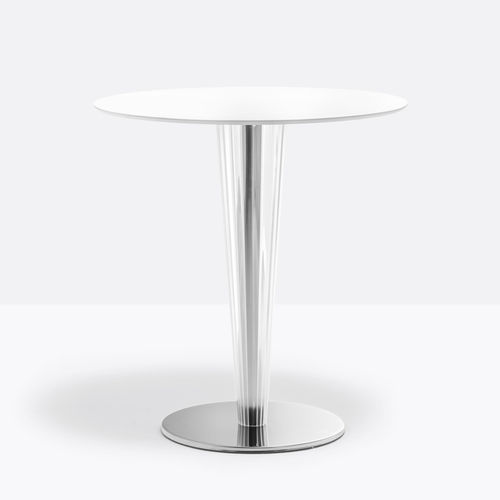 Mesa de lanchonete contemporânea - KRYSTAL 4401/KR - PEDRALI - em ferro fundido / de metacrilato / com base em ferro fundido