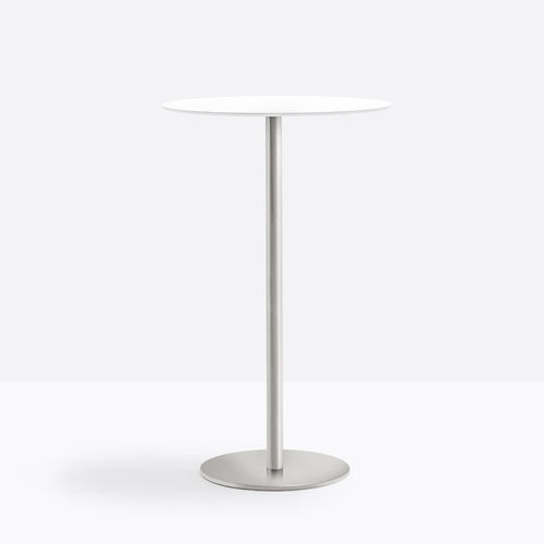 Mesa alta contemporânea - INOX 4404 - PEDRALI - em madeira / metálica / com base em aço inoxidável