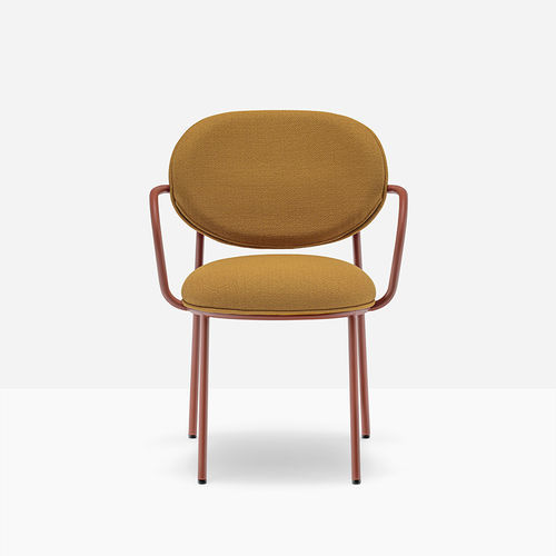 Cadeira contemporânea - Stiel 2965 - PEDRALI - para ambiente interno / em veludo / em tecido antichama
