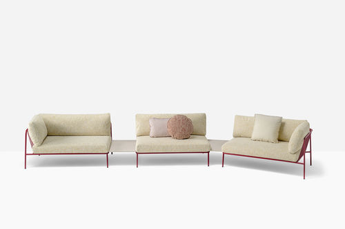 Sofá modular - nolita - PEDRALI - contemporâneo / para ambiente externo / em tecido