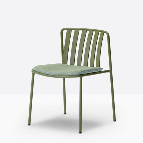 Cadeira contemporânea - coney 3640 - PEDRALI - para ambiente externo / em aço / com base em aço