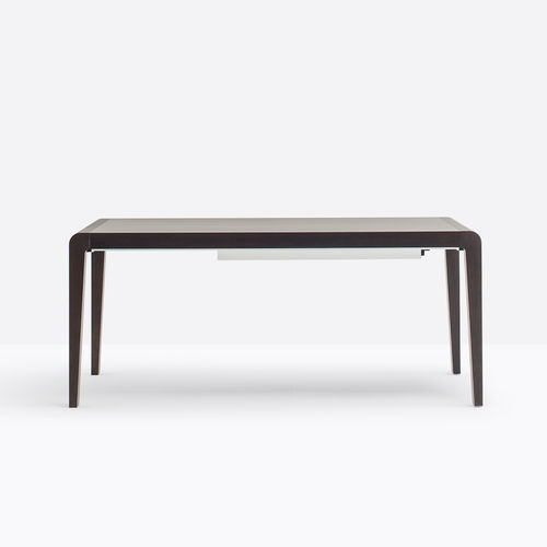 Mesa contemporânea - EXTESO TE2 - PEDRALI - em carvalho / com base em carvalho / retangular