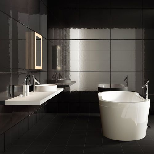 Placas de revestimento em porcelana - FLEXIBLE ARCHITECTURE  - Ceramica Sant' Agostino - brilhante / fosca / polida