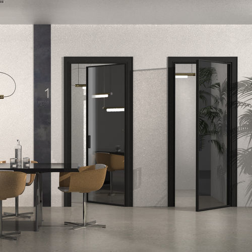 Porta interna - LS - BS1A -SB -G12 / LT - BT1A -SB - G12 - AGOPROFIL S.p.A - em alumínio / em alumínio anodizado / de abrir