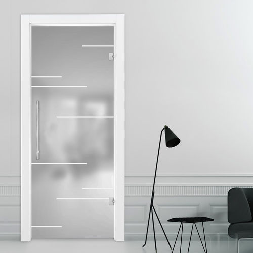 Porta interna - ART GLASS KIA IKON - AGOPROFIL S.p.A - em vidro / de abrir / contemporânea