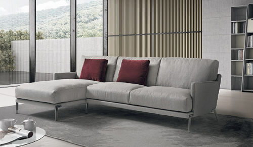 Sofá modular - HUGO - Nuova Linea Valentini - contemporâneo / em tecido / de 3 lugares