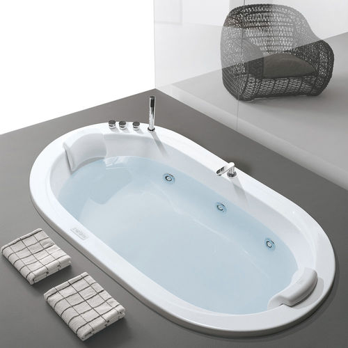 Banheira oval - OASY - HAFRO srl - para uso profissional / em acrílico / contemporânea