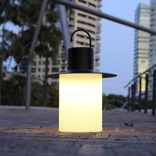 Luminária portátil - NAUTIC - alma light - em ferro / em latão escovado / em polietileno rotomoldado