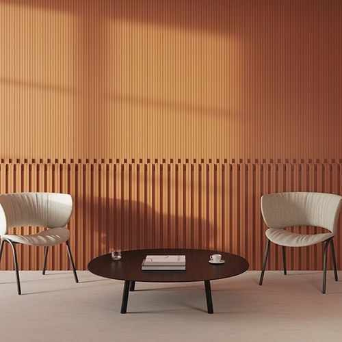 Mesa de centro contemporânea - MAARTEN - Viccarbe - em MDF / em HPL / com base em aço termolacado